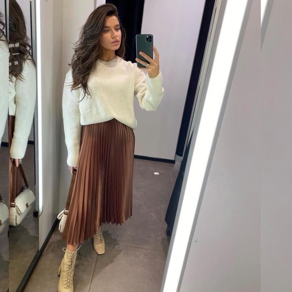 Zara Sweaters - ZARA New Oversized 100% Wool Knit Sweater